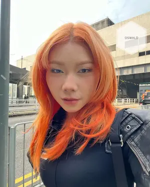 oswald.hair ##OrangeMeetsOrange ##TailorMadeForYou ##hair 髮型美甲作品
