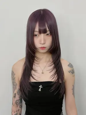 yume._kila ##華麗髮型 ##白色髮色 ##漂染髮色 hair & nail work