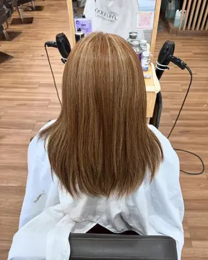 mirai_samantha.00._ ##hair ##ash ##orange 髮型美甲作品