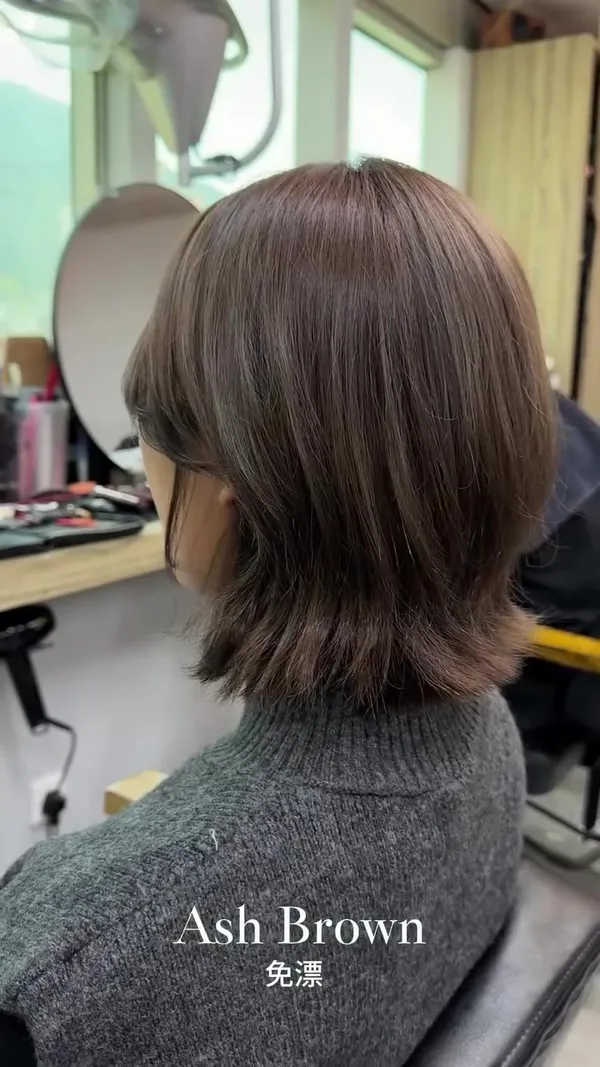 frankiewong.hairstylist ##Tuen ##TuenMunHairstylist 髮型美甲作品