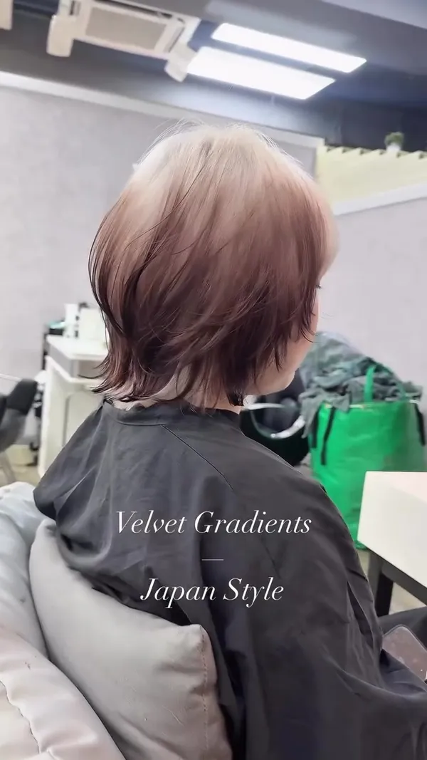 ##天鵝絨漸變 ##VelvetGradients ##goldwellhk 髮型美甲作品