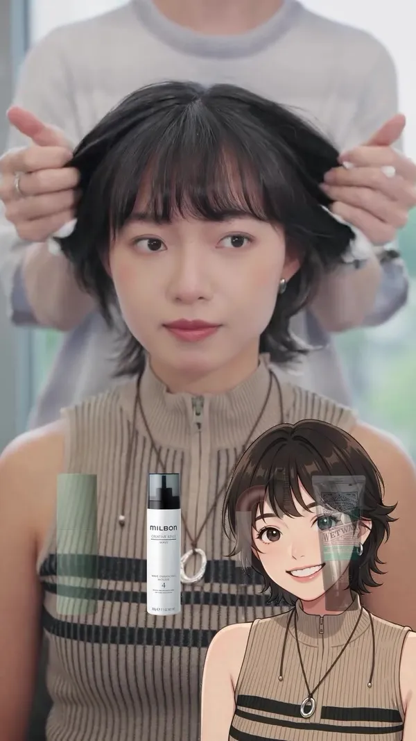 髮型美甲作品