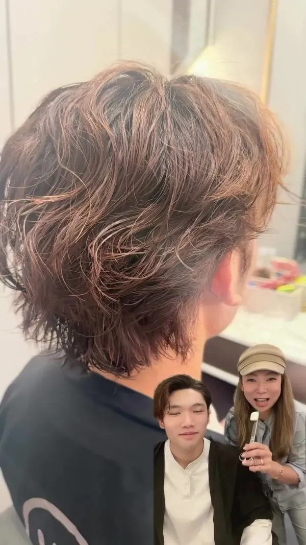 ##香港hairstyle師 ##男士hairstyle ##root 髮型美甲作品