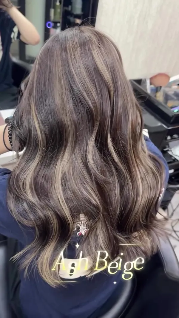 ##透明感 ##hair ##Korean 髮型美甲作品