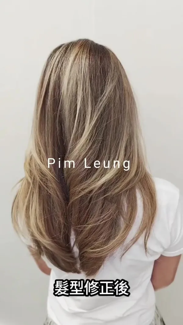 ##剪頭髮 ##balayage ##highlight 髮型美甲作品