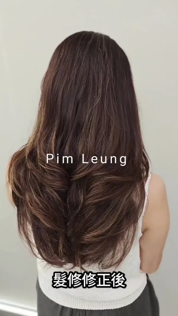 ##剪頭髮 ##balayage ##highlight 髮型美甲作品