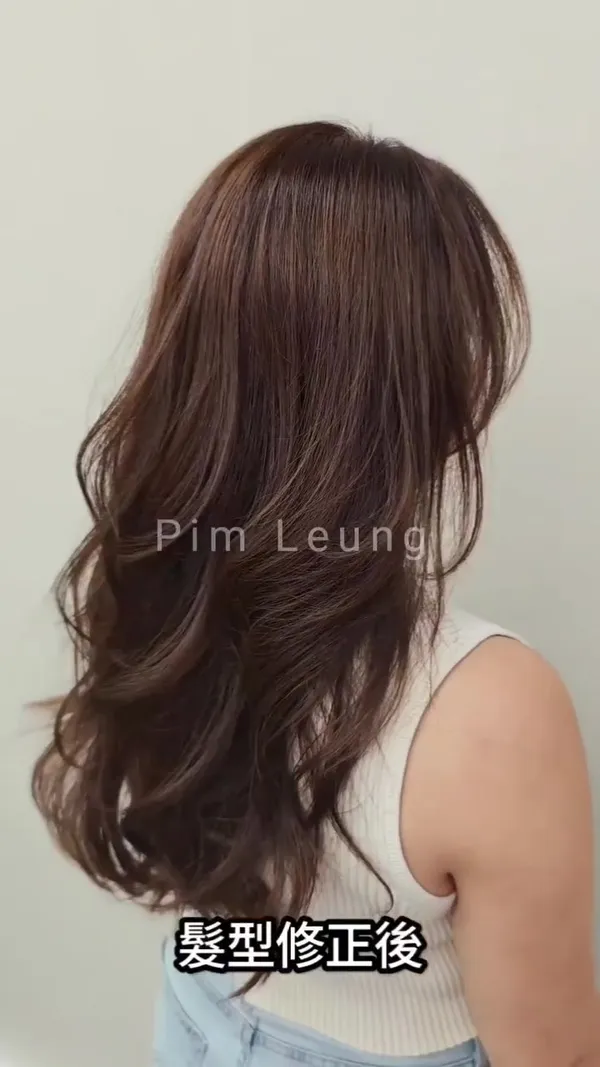 ##剪頭髮 ##balayage ##highlight 髮型美甲作品