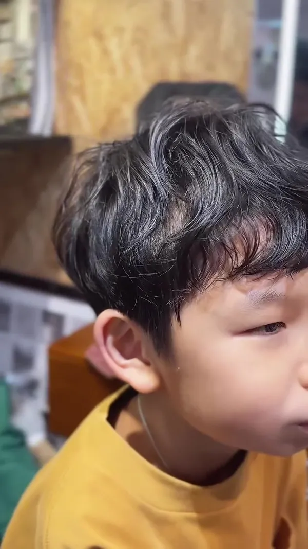 ##兒童剪髮 ##kidshaircut ##男士剪髮 髮型美甲作品