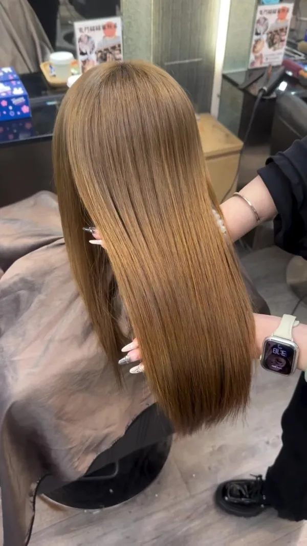 ##hair ##perming ##hair 髮型美甲作品