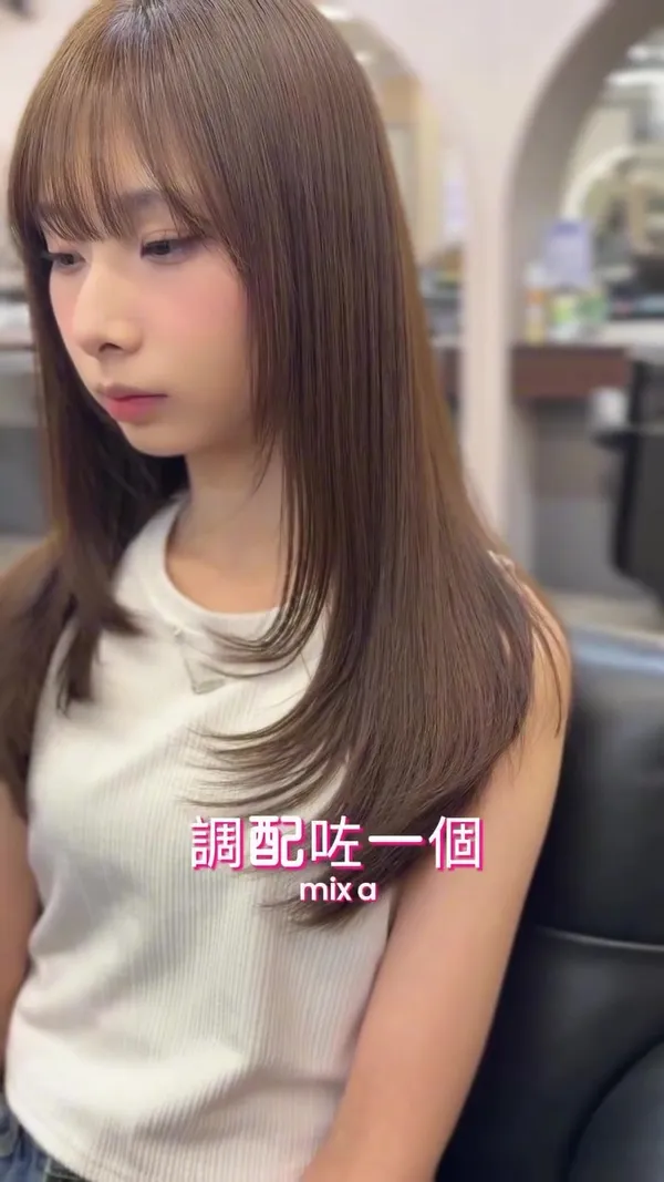 ##YuenLongSalon ##YuenLongHairColour ##YuenLongPopularSalon 髮型美甲作品