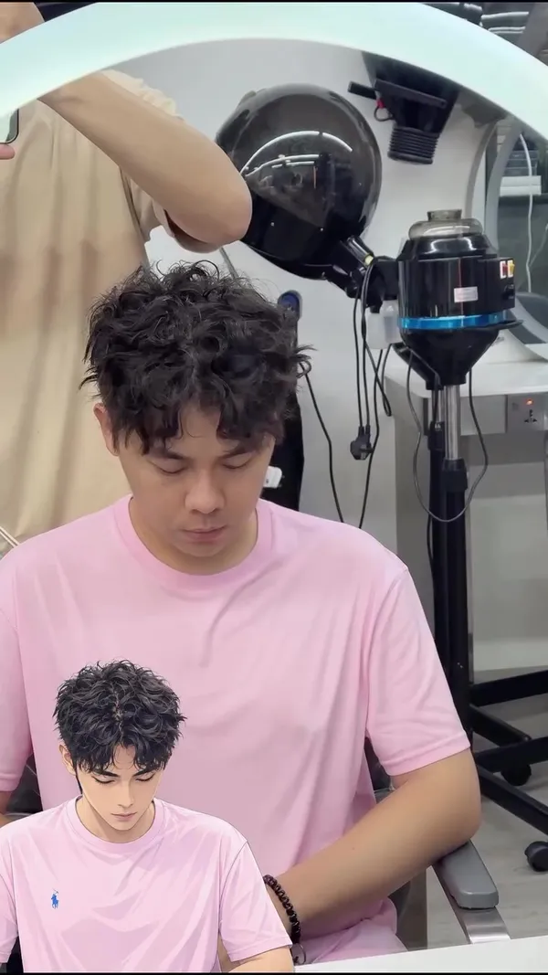 ##MensVibePerm ##MensTexturePerm ##HongKongMensHairstyles 髮型美甲作品