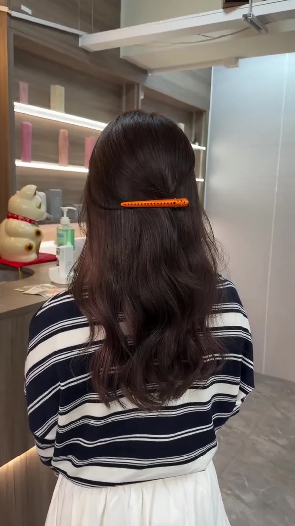 ##babylights ##hairdye ##earringdye 髮型美甲作品