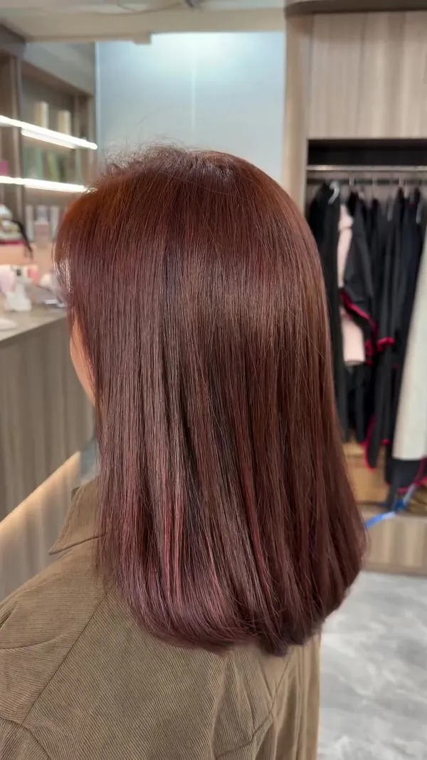##babylights ##haircolor ##earringdye 髮型美甲作品
