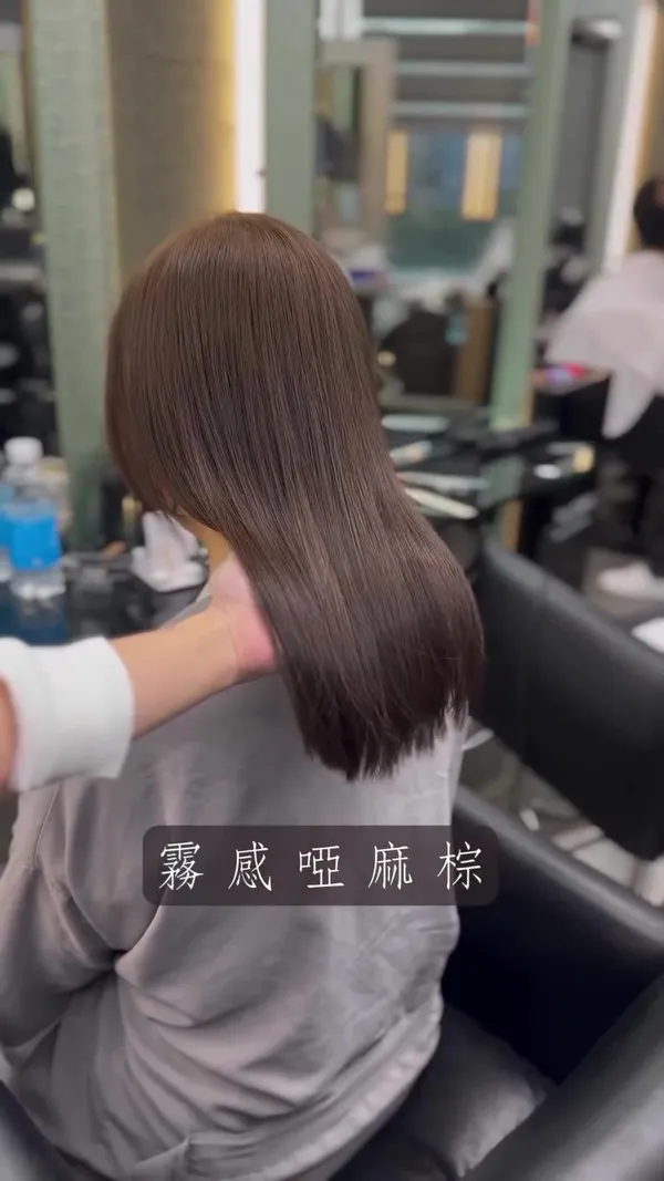 ##HairColoring ##paimore ##StraighteningTreatment 髮型美甲作品