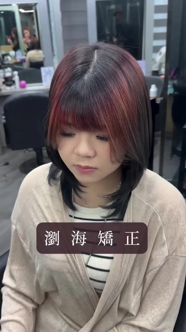 ##HairColoring ##paimore ##StraighteningTreatment 髮型美甲作品