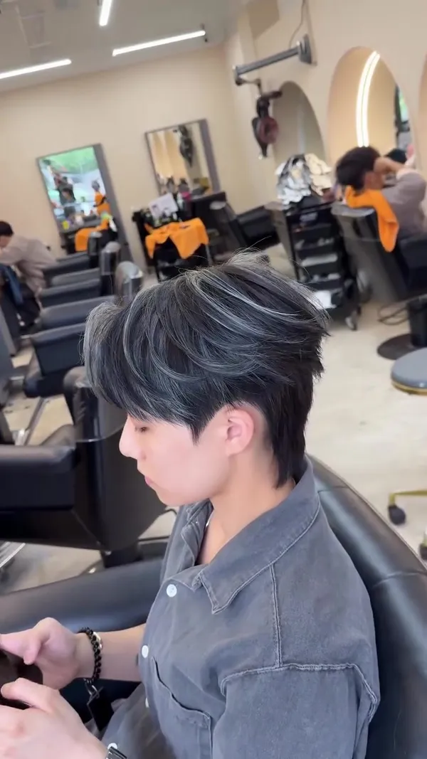 kelvin_lehuit8 ##lehuit8kelvin ##MenPerm ##YuenLongHairDye 髮型美甲作品
