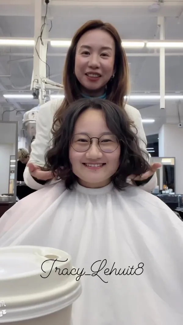 tracywong_lehuit8 ##元朗髮型屋推介 ##元朗女髮型師 ##韓式電髮 髮型美甲作品