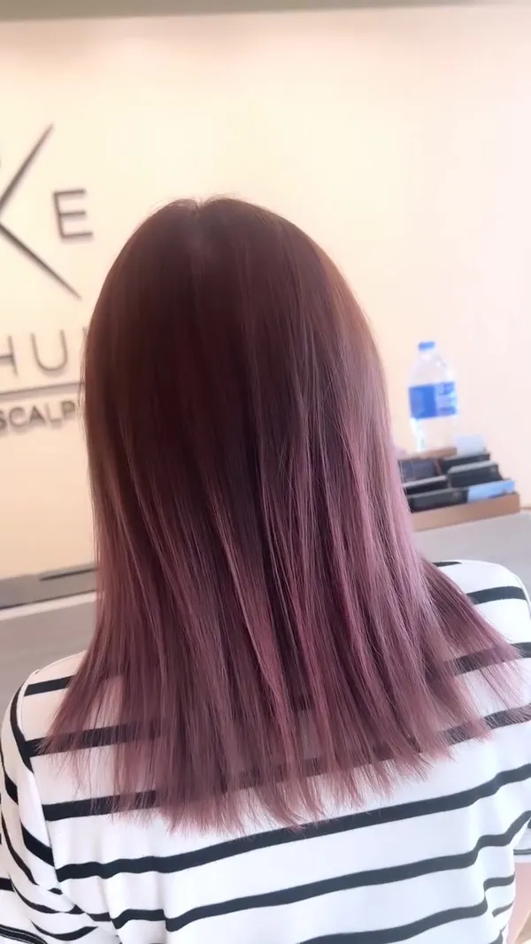 ##Yuen ##Korean ##Straightening 髮型美甲作品