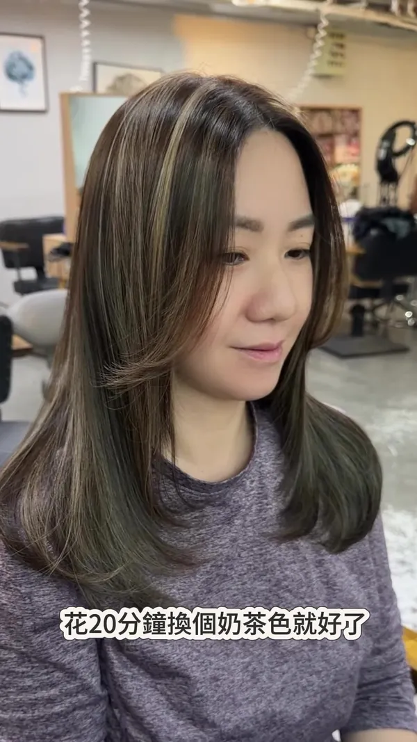 frankiewong.hairstylist ##Tuen ##TuenMunHairstylist 髮型美甲作品