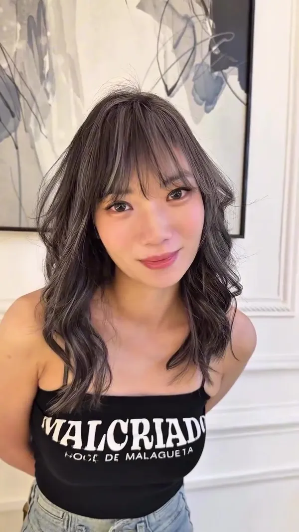 ##FemaleHairStylist ##PeggySpecialColor ##YuenLongHairSalon 髮型美甲作品