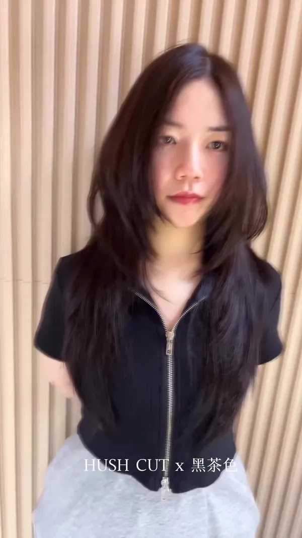 ##BlackTeaBrown ##HushCut ##HongKongHairstylist 髮型美甲作品