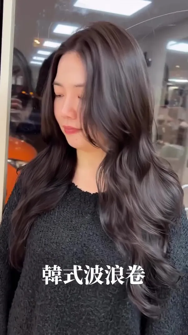 ##KoreanPerm ##TsuenWanFemaleHairstylist ##TsuenWanHairSalon 髮型美甲作品
