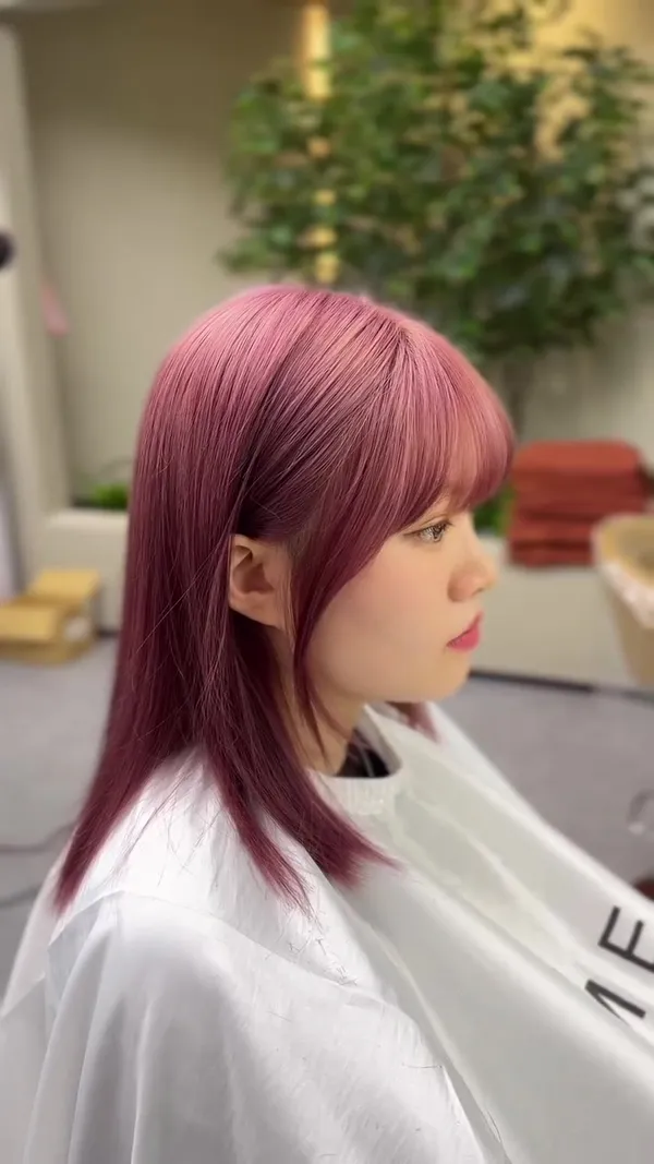 ##漂染 ##美拉德風 ##日系髮色 髮型美甲作品