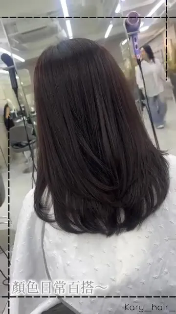 ##FemaleHairStylist ##TsimShaTsuiHairSalon ##OfficeLadyHairColor 髮型美甲作品
