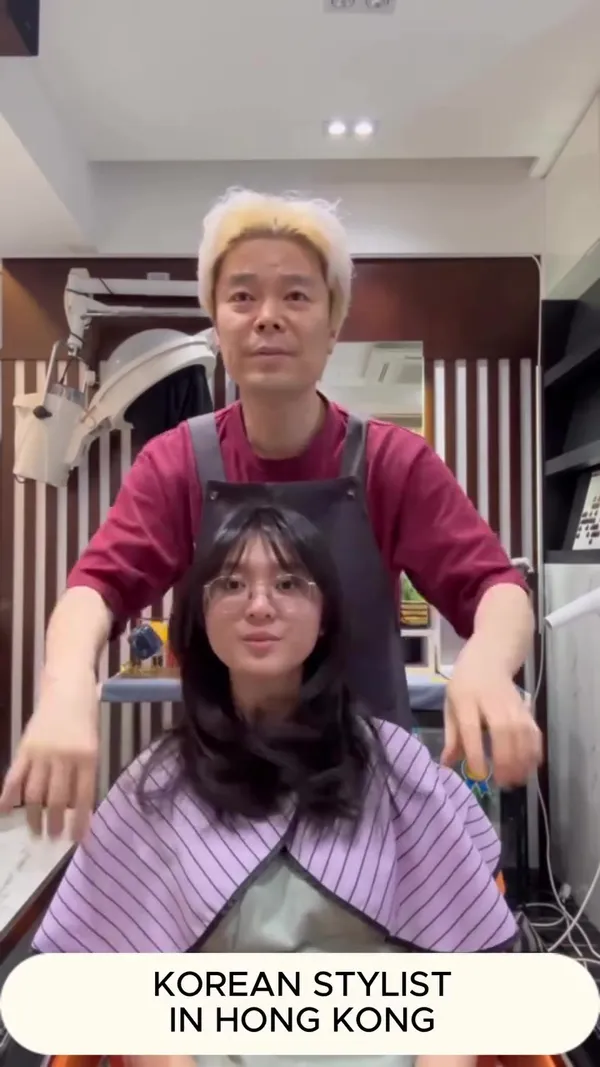 ##尖沙咀髮型屋 ##剪髮 ##韓國髮型屋 髮型美甲作品