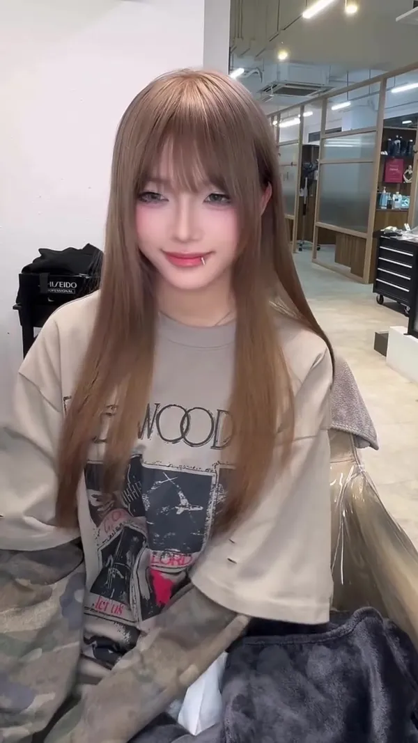 ##女生染髮 ##漂染 ##染髮 髮型美甲作品