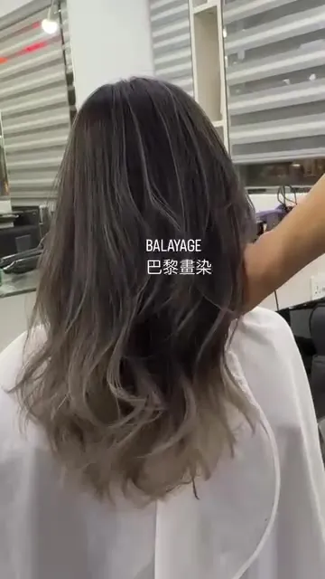 ##BALAYAGE ##巴黎畫染 ##secret_balayage_漸層染髮系列 髮型美甲作品