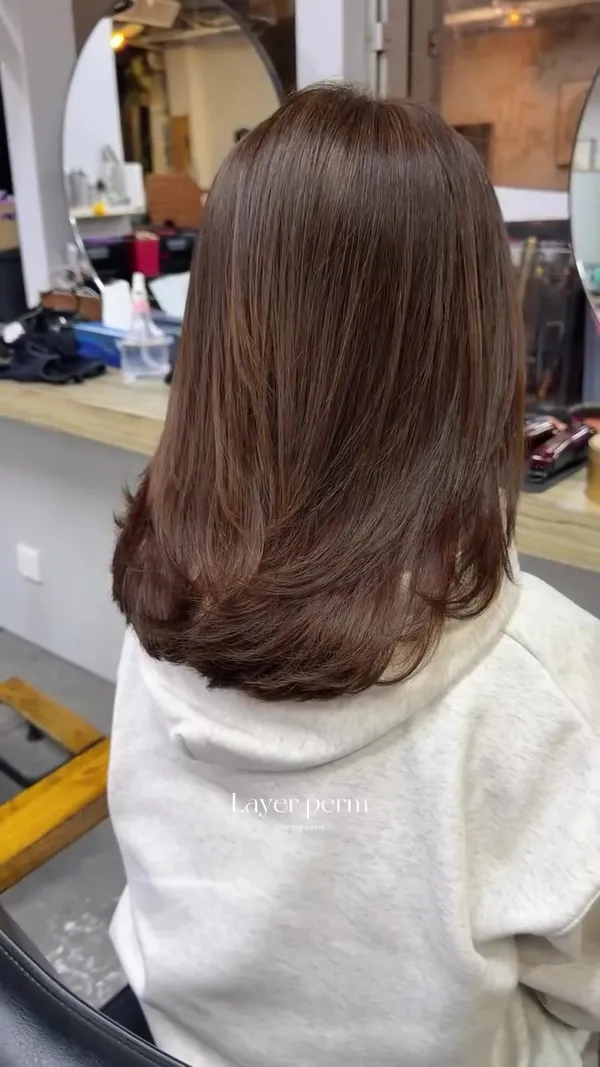 ##IndiscriminatePhysicalPerm ##IndiscriminateSimultaneousTreatment ##LowSofteningPhysicalPerm 髮型美甲作品