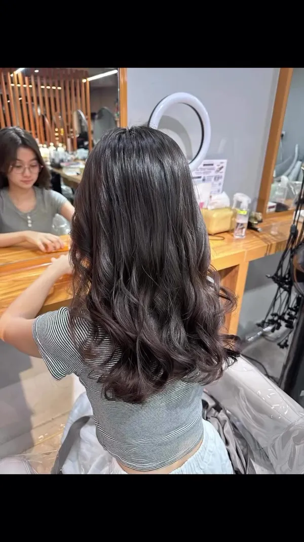 ##HairDye ##MistyHairColor ##Gradient 髮型美甲作品