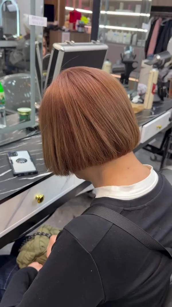 ##HairDyeing ##Highlight ##StraighteningTreatment 髮型美甲作品