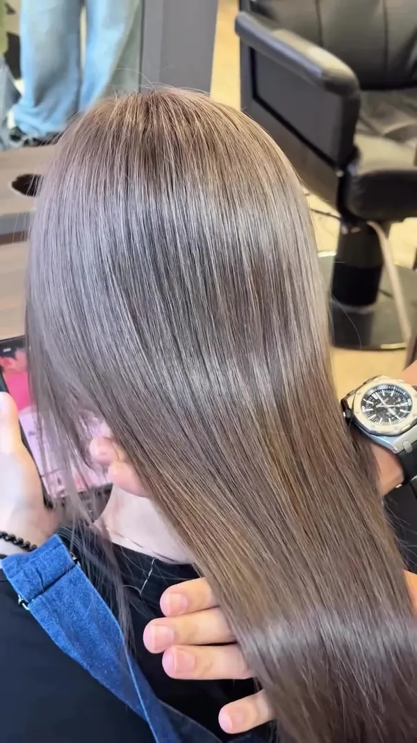 ##YuenLongSalon ##YuenLongHairColoring ##BleachingAndColoring 髮型美甲作品