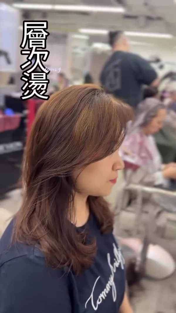 ##Goldilocks ##HongKongStyleLayeredPerm ##MorganPerm 髮型美甲作品