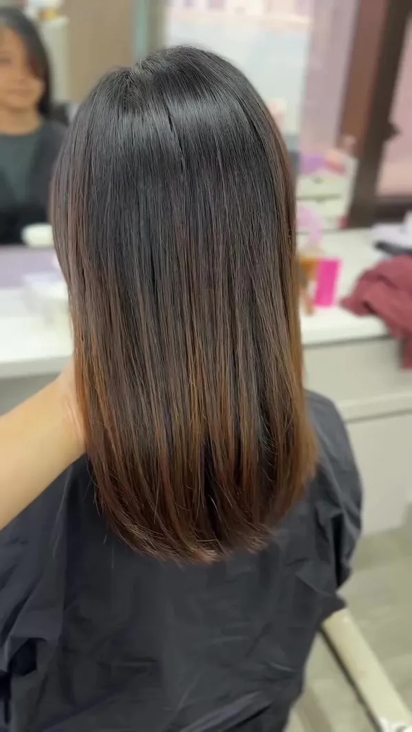 ##goldilocks ##straightening ##TsimShaTsuiHairSalon 髮型美甲作品