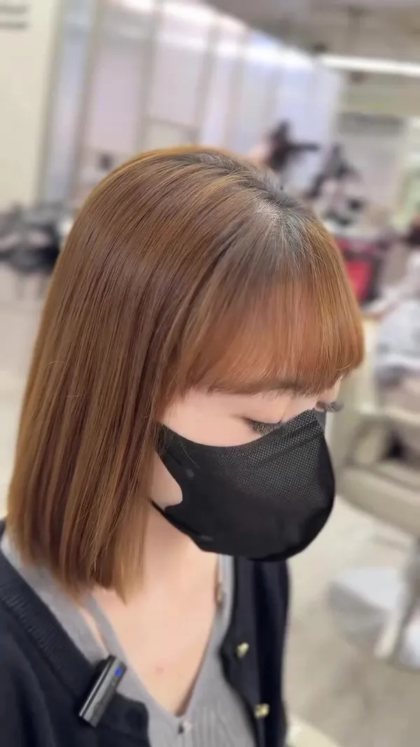 ##paimore ##Straightening ##TsimShaTsuiHairSalon 髮型美甲作品