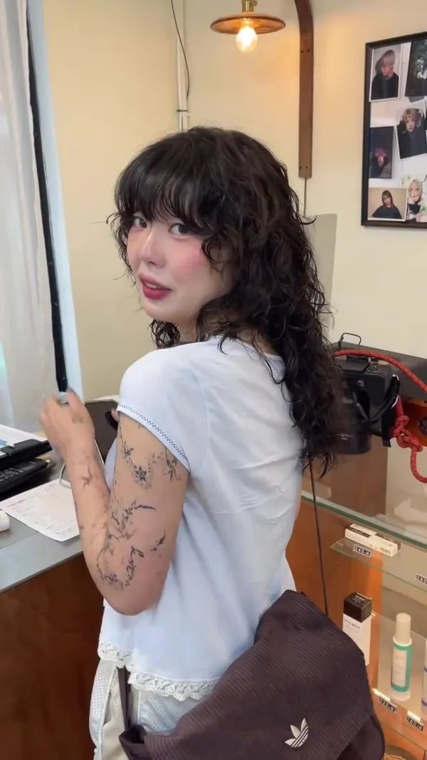 ##Perm ##HairPerm ##HighLayeredHairstyle 髮型美甲作品