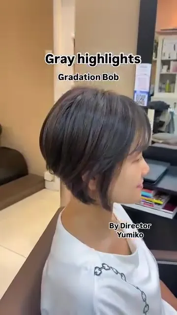 ##白髪 ##Japanesehairdresser ##hkhairstyle 髮型美甲作品