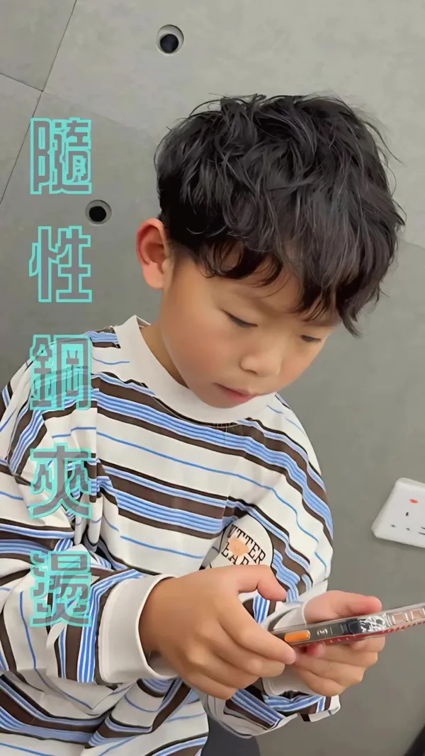 ##KidsHaircut ##PinCurlPerm ##JapaneseStylePerm 髮型美甲作品