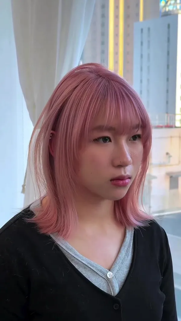 ##荔枝角髮型屋 ##染髮 ##漂染 髮型美甲作品