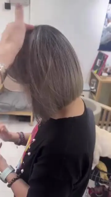 ##CoexistingWithWhiteHair 髮型美甲作品