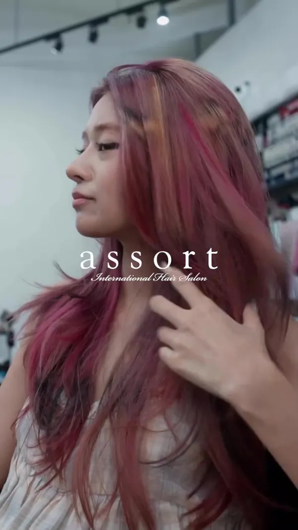 ##hairconsultation ##hairtransformation ##crosshair 髮型美甲作品