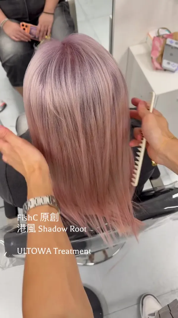 ##HongKongStyleShadowRoot ##UltowaTreatment ##WhatYouPayForIsMySkillAestheticsAndQuality 髮型美甲作品