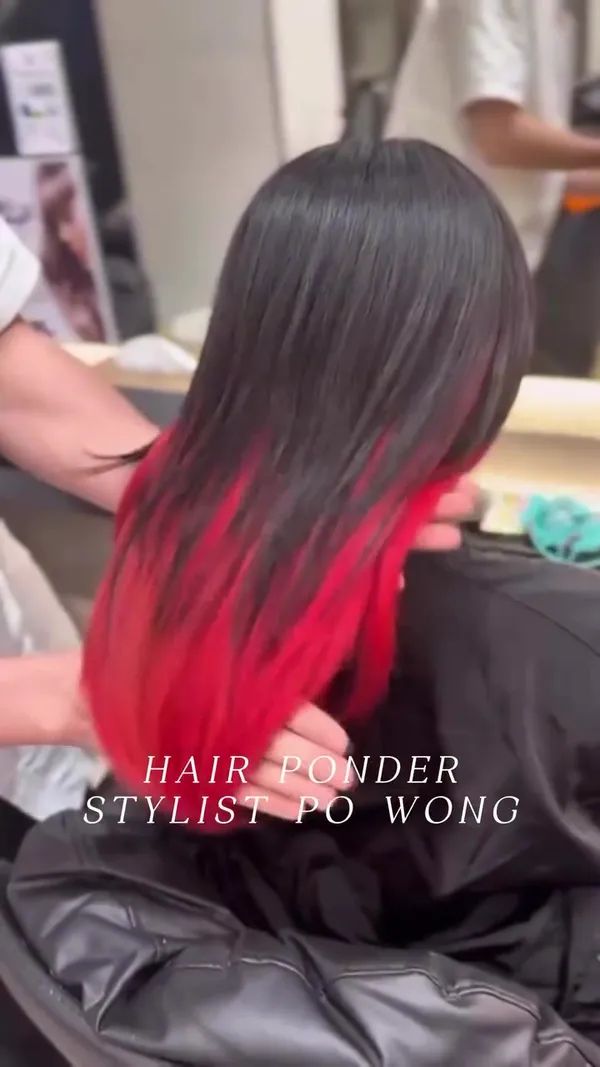 ##Underlayer ##TsuenWanHairSalon ##MongKokHairSalon 髮型美甲作品