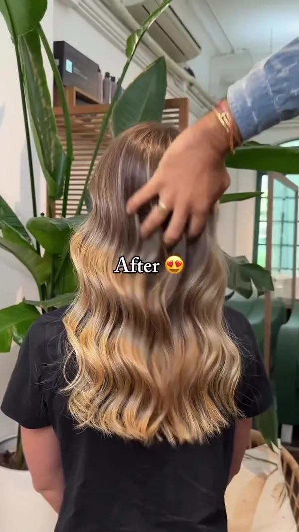 ##beforeandafterhair ##hairtransformation ##hksalon 髮型美甲作品