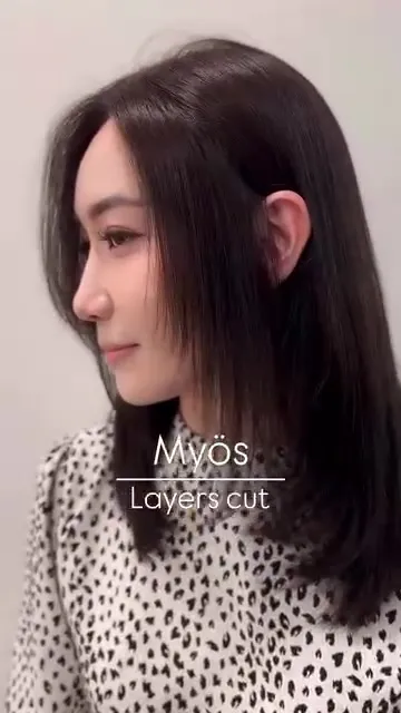 ##FaceFramingLayers ##TeaBrownHairColor ##FaceContouringHairstyle 髮型美甲作品