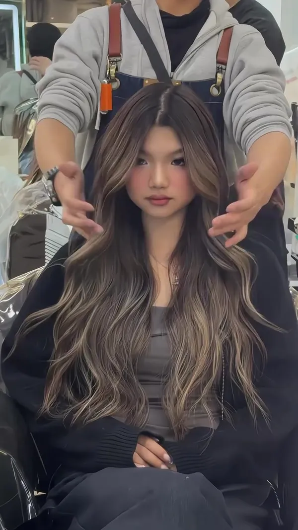 ##Kayobalayage ##JOYWINCOLOUR ##珠光染髮 髮型美甲作品