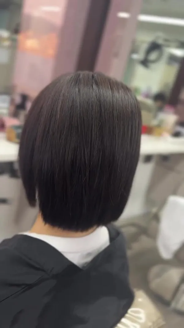 ##goldilocks ##StraighteningTreatment ##MorganPerm 髮型美甲作品